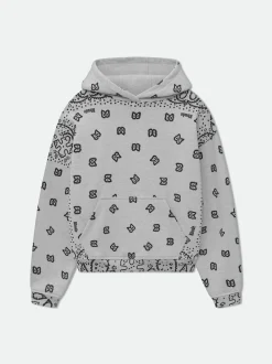 BANDANA PRINT HOODIE