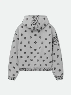 BANDANA PRINT HOODIE