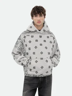 BANDANA PRINT HOODIE