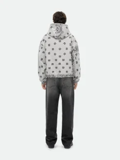 BANDANA PRINT HOODIE