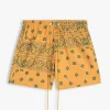 BANDANA PRINT SWIM TRUNKS