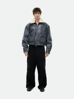 BLUE CROCODILE PILOT JACKET