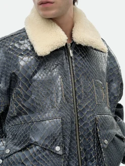 BLUE CROCODILE PILOT JACKET