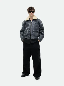 BLUE CROCODILE PILOT JACKET