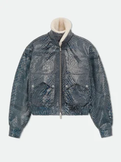 BLUE CROCODILE PILOT JACKET