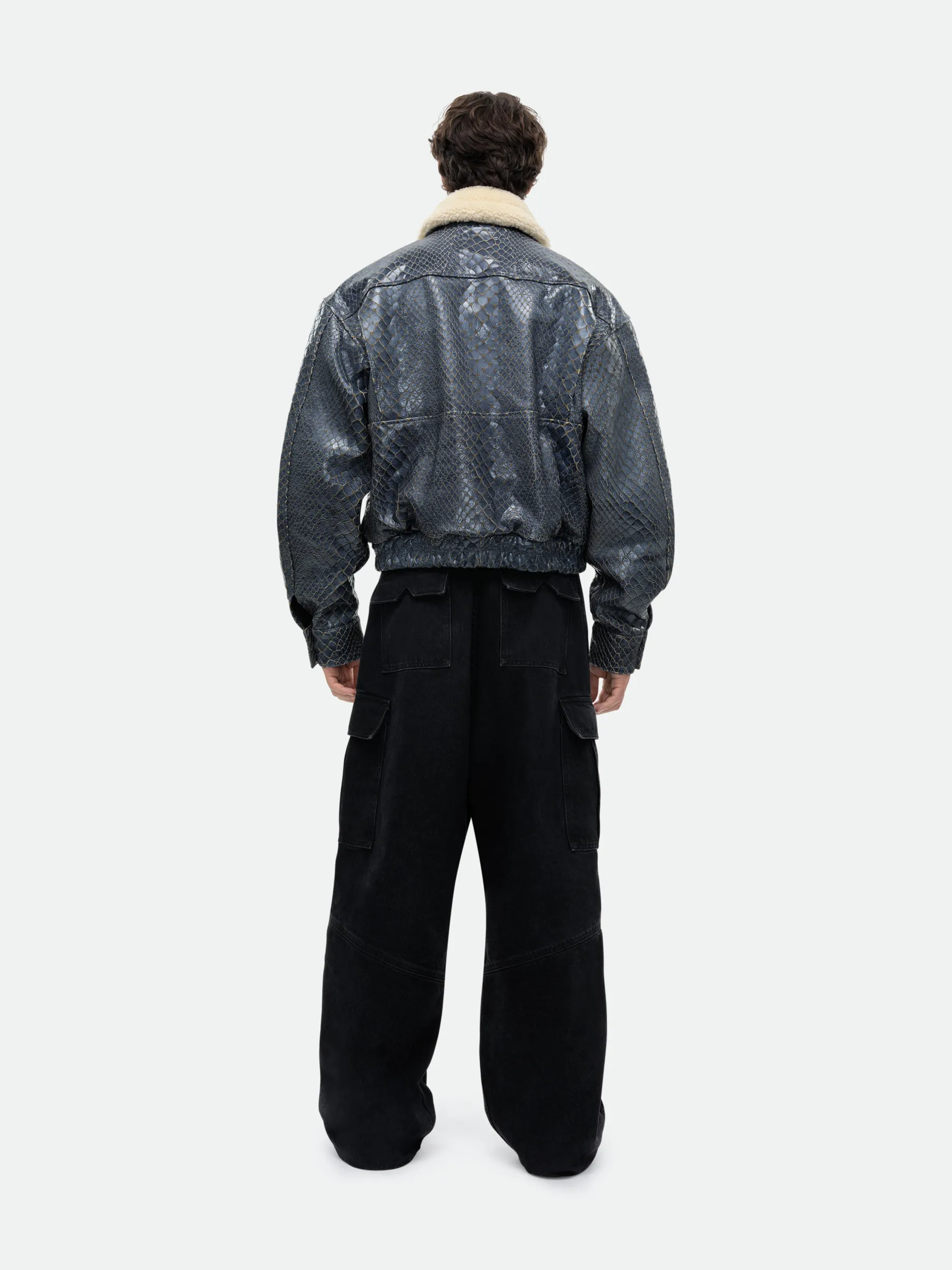 BLUE CROCODILE PILOT JACKET
