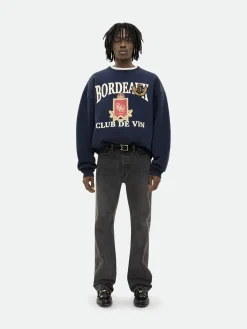 BORDEAUX CREWNECK
