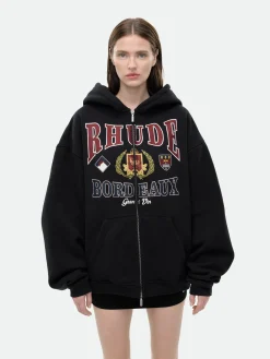 BORDEAUX GRAND VIN ZIP-UP HOODIE