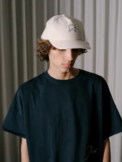 CASHMERE CHEVRON LOGO HAT
