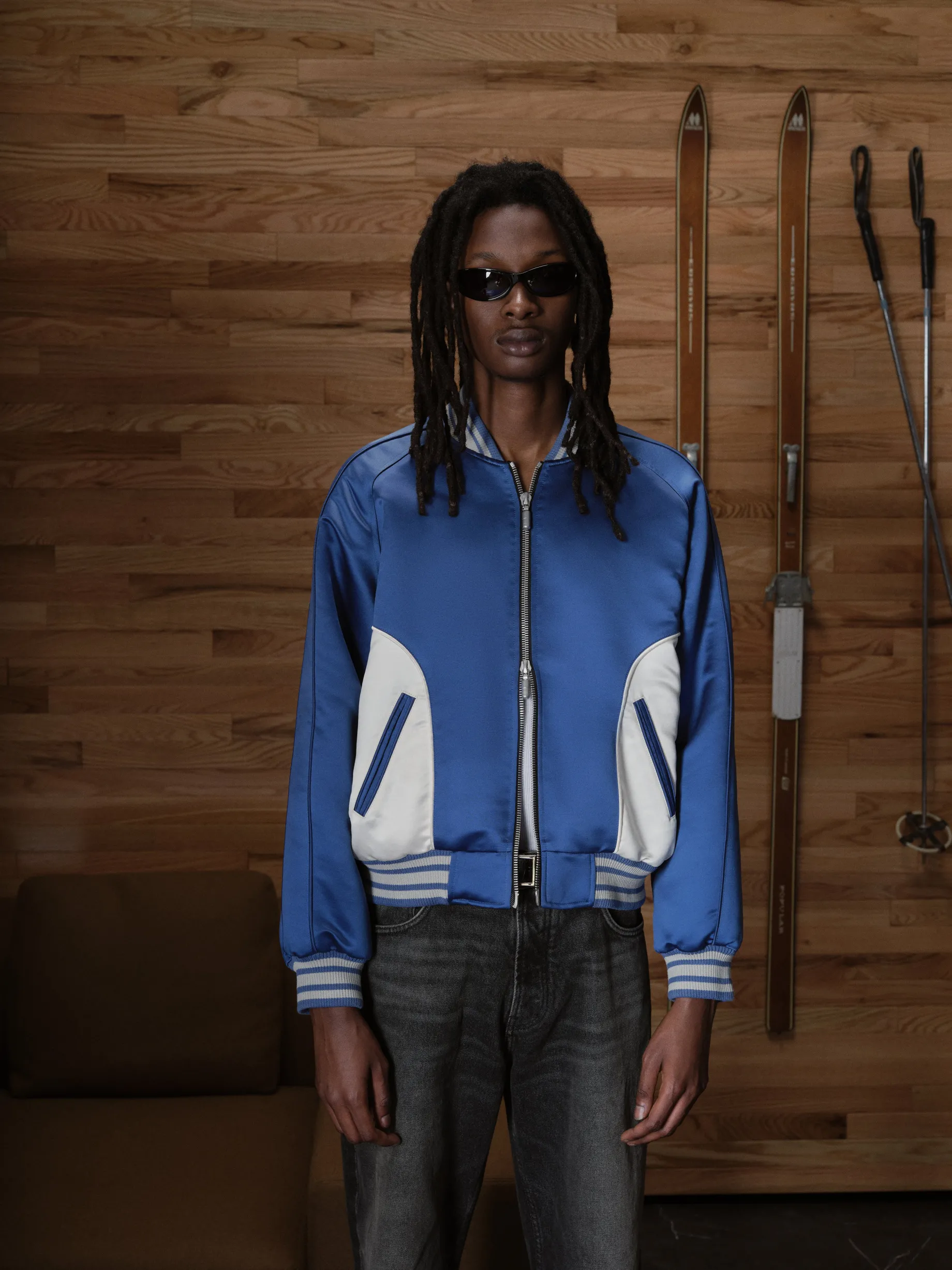 CHAMONIX SKI SOUVENIR BOMBER