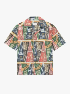 COLLEGIATE FLAG SNAP SHIRT