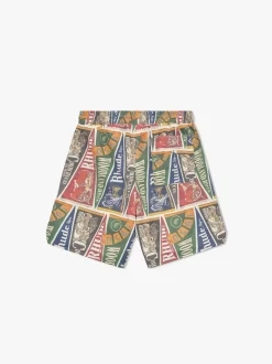 COLLEGIATE FLAG TWILL SHORT