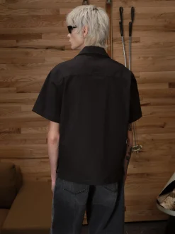 CROSS LOGO SNAP SHIRT