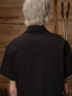 CROSS LOGO SNAP SHIRT