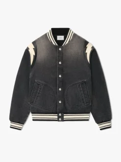 DENIM LIGHTING BOMBER
