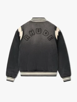 DENIM LIGHTING BOMBER