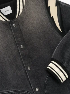 DENIM LIGHTING BOMBER