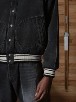 DENIM LIGHTING BOMBER