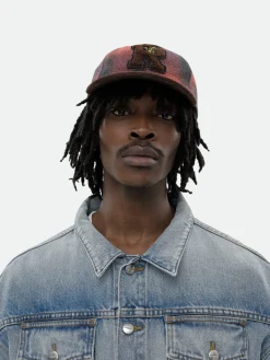 FLANNEL R PATCH 6-PANEL HAT