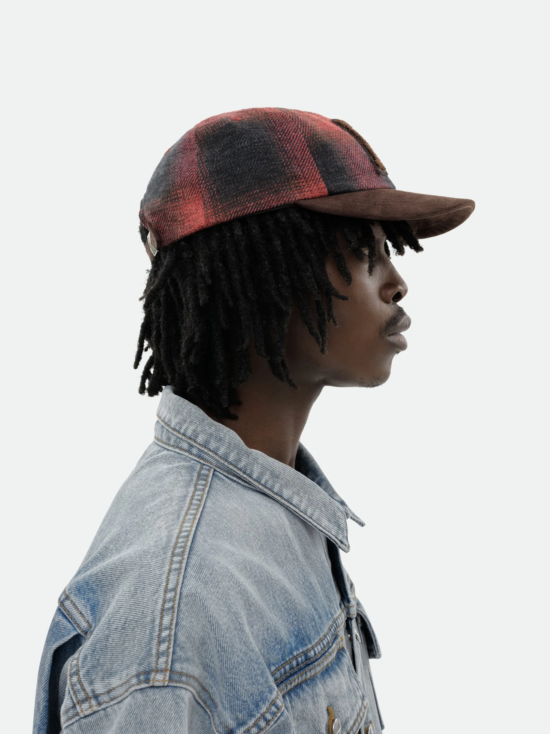 FLANNEL R PATCH 6-PANEL HAT