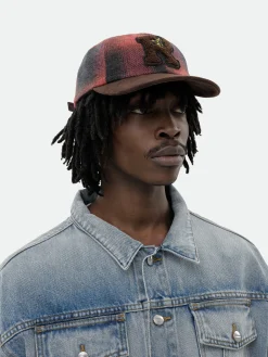 FLANNEL R PATCH 6-PANEL HAT