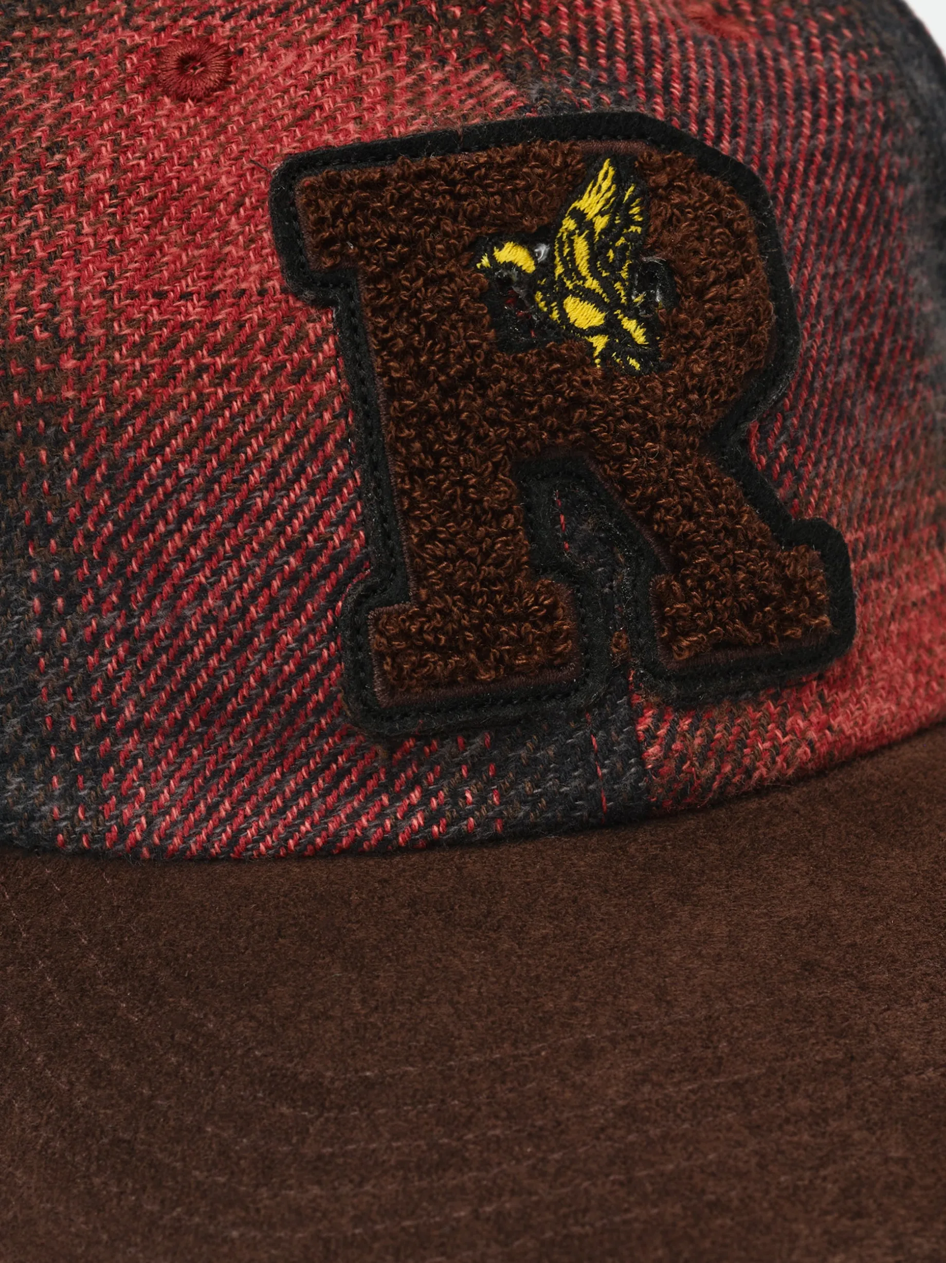 FLANNEL R PATCH 6-PANEL HAT