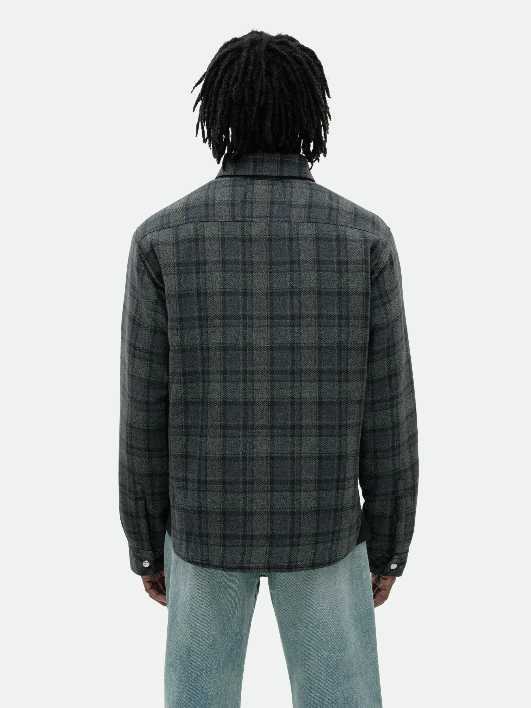 FLANNEL SHERPA OVERSHIRT