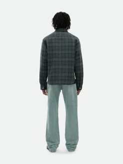 FLANNEL SHERPA OVERSHIRT