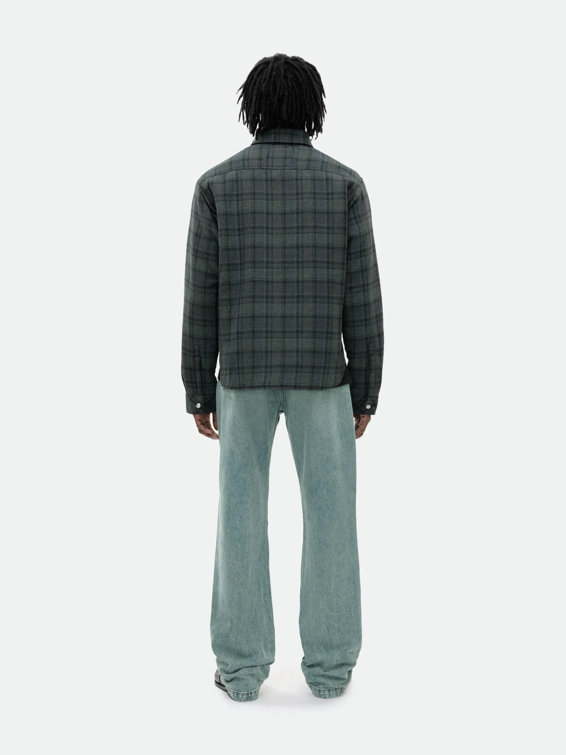 FLANNEL SHERPA OVERSHIRT
