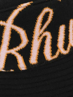 GP KNIT SCRIPT BUCKET HAT