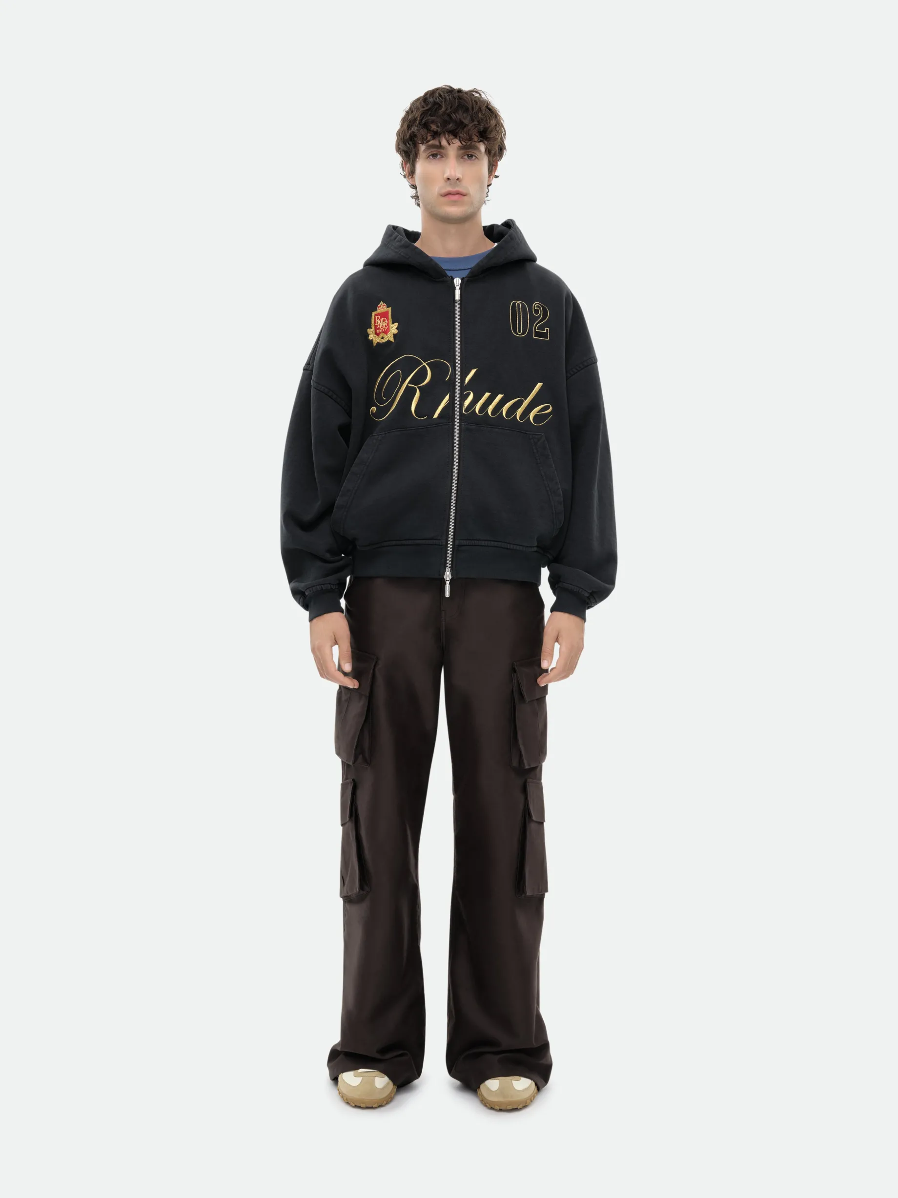 GSTAAD RHUDE ZIP UP HOODIE