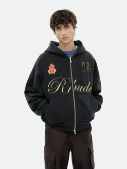 GSTAAD RHUDE ZIP UP HOODIE