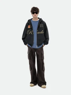 GSTAAD RHUDE ZIP UP HOODIE