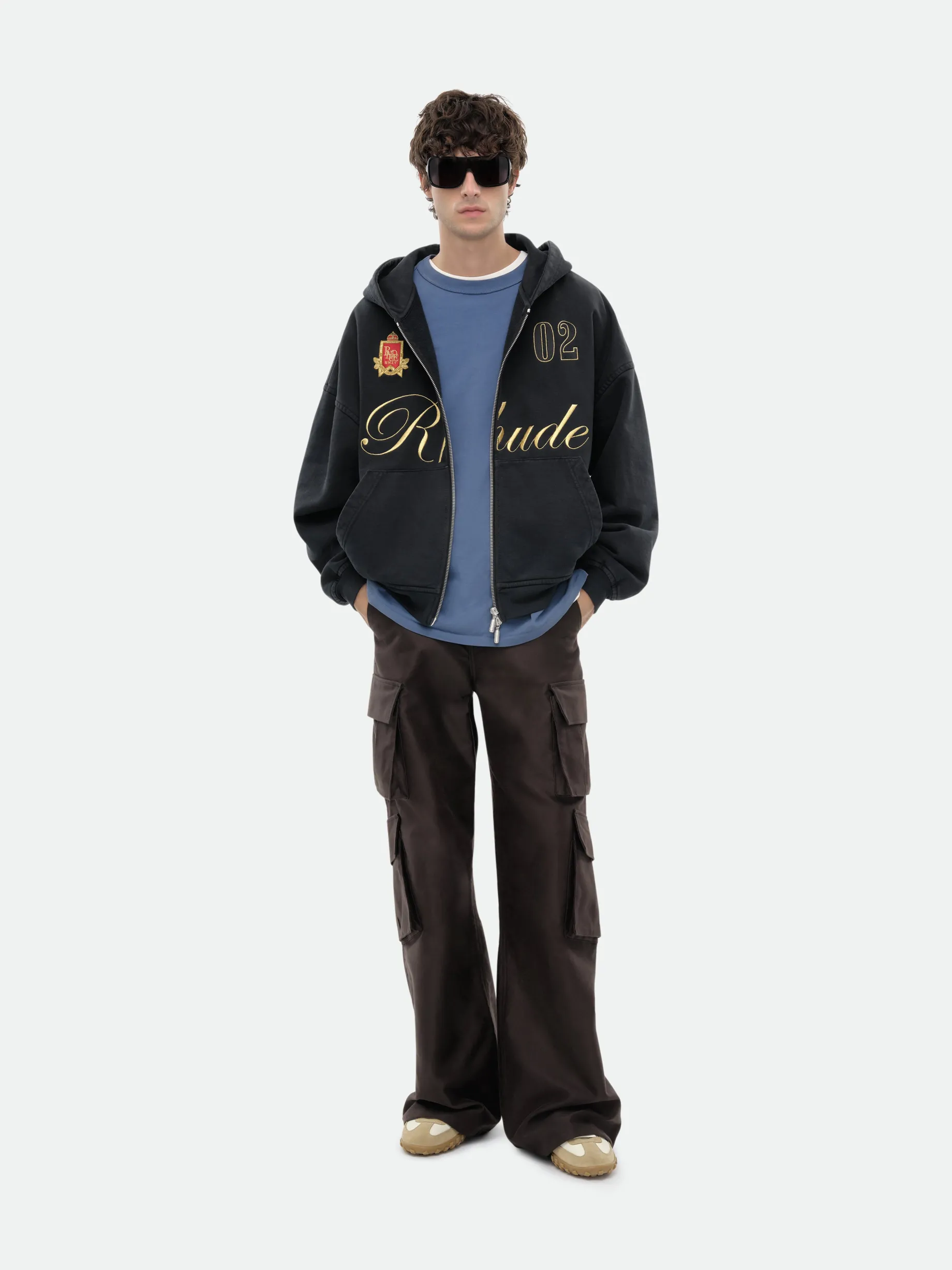 GSTAAD RHUDE ZIP UP HOODIE