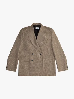 HOUNDSTOOTH SUIT JACKET
