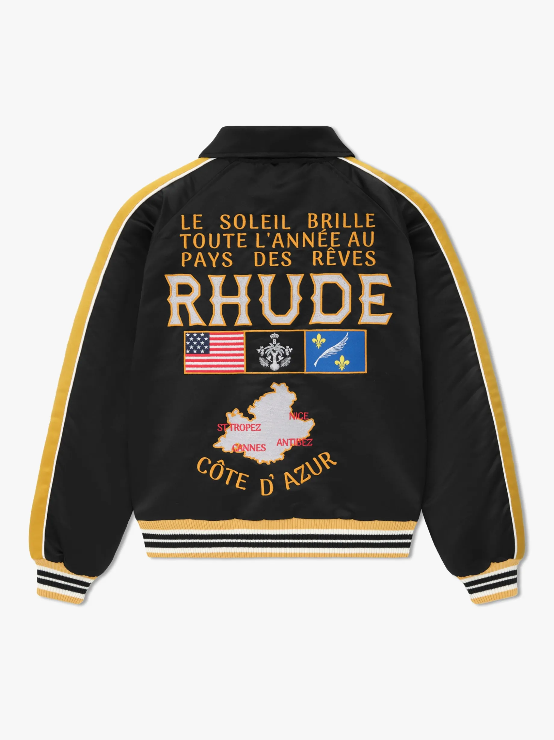 LE SOLEIL SATIN BOMBER