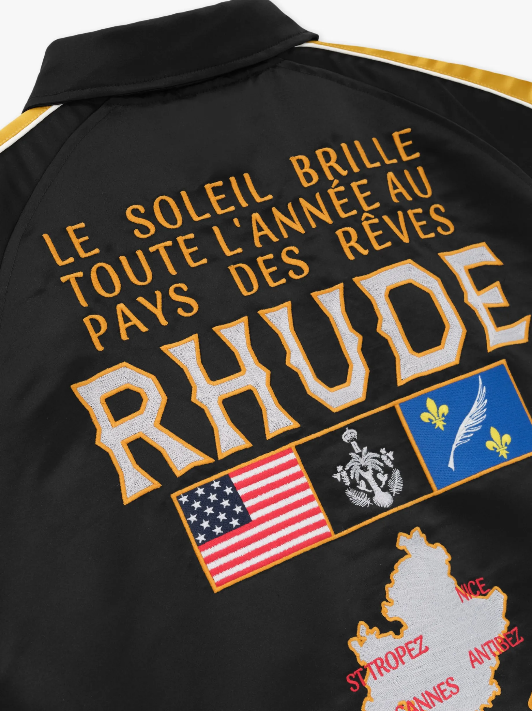 LE SOLEIL SATIN BOMBER