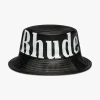 LOGO LEATHER BUCKET HAT