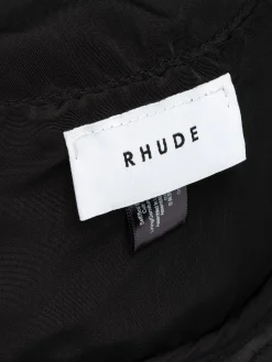 LOGO LEATHER BUCKET HAT