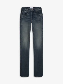 LOW-WAIST FLARE DENIM