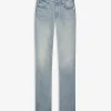 LOW-WAIST FLARE DENIM
