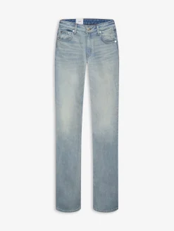 LOW-WAIST FLARE DENIM