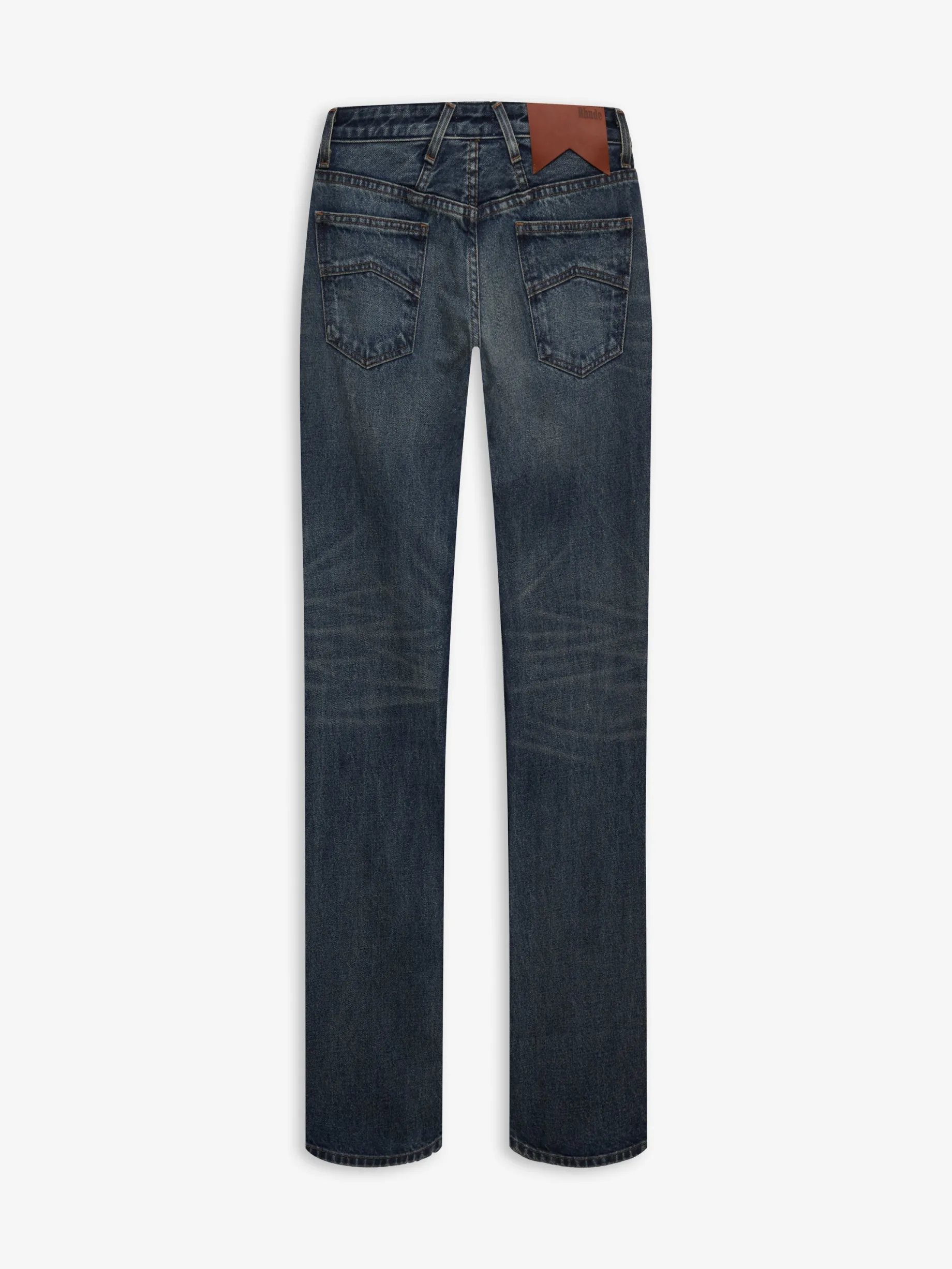 LOW-WAIST FLARE DENIM