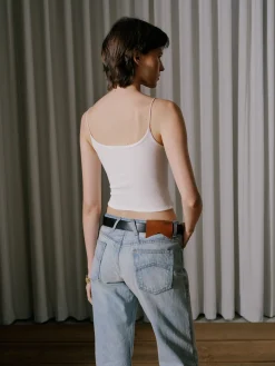 LOW-WAIST FLARE DENIM