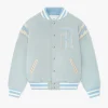 MINT WOOL LIGHTNING VARSITY