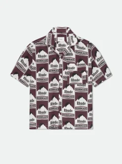 MOONLIGHT BORDEAUX SILK SHIRT