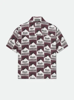 MOONLIGHT BORDEAUX SILK SHIRT
