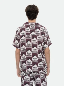 MOONLIGHT BORDEAUX SILK SHIRT
