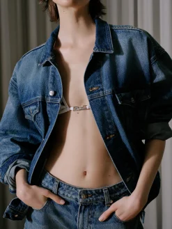 OVERSIZED DENIM TRUCKER JACKET