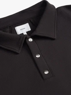 PIQUE SNAP SHORT SLEEVE POLO